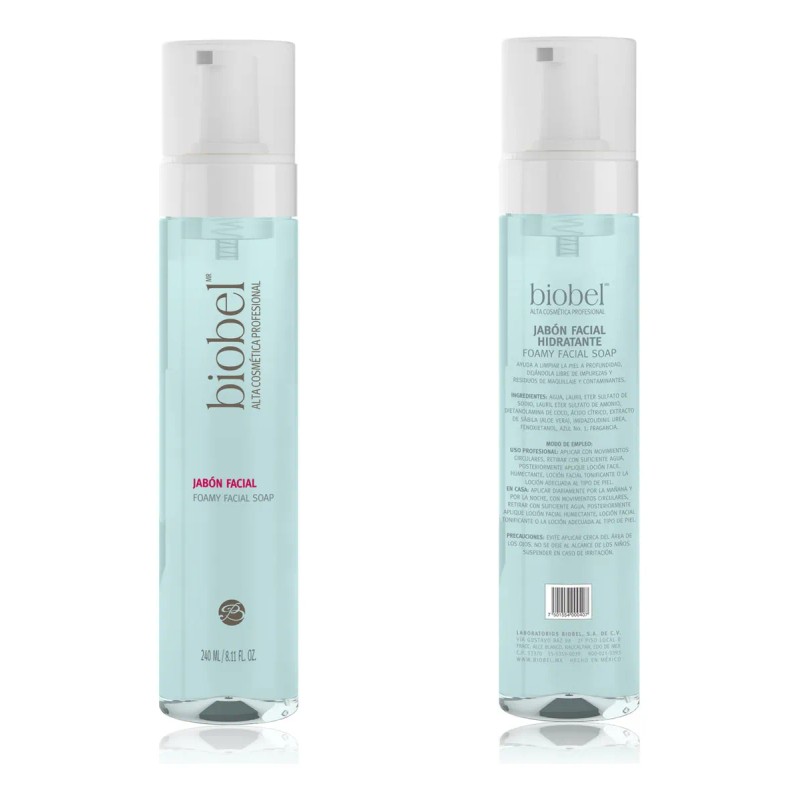 Jabón facial hidratante Biobel de 240 ml para todo tipo