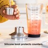 Rabbit 18 oz Glass Cocktail Shaker with Printed Measurements, Multi-Use