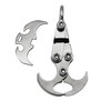 Grappling Gravity Hook Survival Carabiner Stainless Steel Multifunctional Rescue EDC