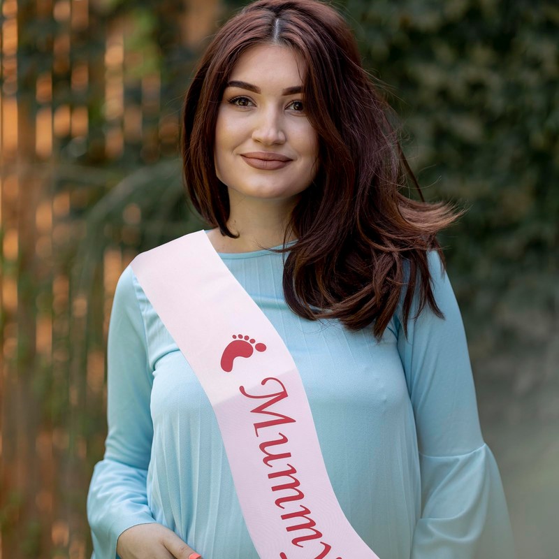 Pack of 2 Baby Shower Sashes, Mummy to Be Sash,