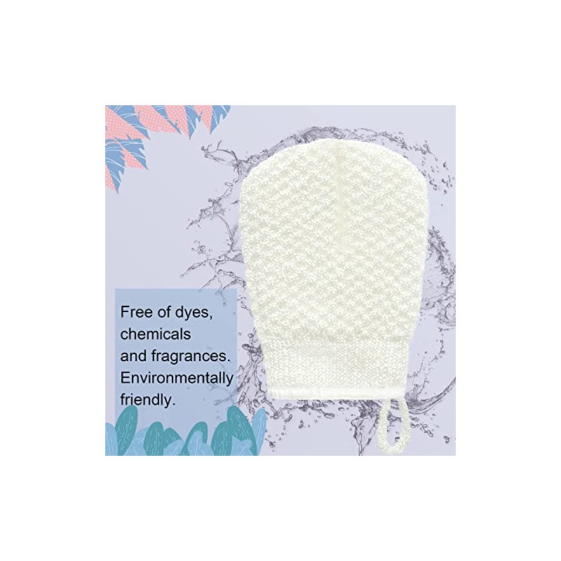 Mig4u Pcs Exfoliating Facial Scrubber Mitt Face Cleanser Wash Mittens