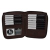 Leatherboss Genuine Leather RFID protected Hipster All Around Zipper Bifold