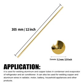 20PCS 1/8 inch Solid Round Brass Rod Lathe Bar Stock Kit for DIY Craft Tool, 3.2mm / 1/8 inch in Diameter 12 inch in Length