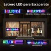Ojos LED Programables para Parabrisas, Pantalla Flexible con Control Bluetooth