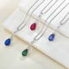 STARCHENIE Teardrop Necklace for Women 925 Sterling Silver Irish Celtic
