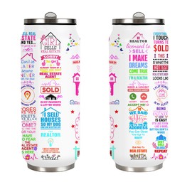 YOPIGOT Realtor Tumbler Gifts For Women,Closing Gifts For Realtor,Gifts For Real Estate Agent,Realtor Tumbler Insulated Stainless Steel With Lid 17 Oz