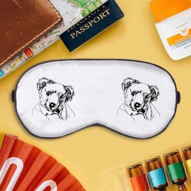 'Teddy Bear Head' Sleep/Travel Eye Mask (EY00014287)