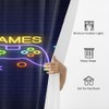 YongFoto 117x229cm Video Game Curtains for Gaming Room Fluorescence Gamepad
