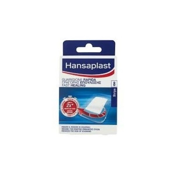 Hansaplast Fast Healing 8 Strips Reduces the risk of Scarring