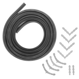 MasterPart Universal 3 & 4 Sided Oven Cooker Door Seal Kit High Temp Resistant - Barbed Corner Clips & Instructions