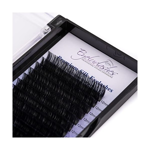 M Curl Silk Lashes WimpernverlÃ¤ngerungen Set oder Mix LÃ¤nge Wimpernschalen Wimpern Wimpern Marke Individuelle M Curl Lash Extensions - Abgewinkelte Curl (M 0,15 x 11 mm (Classic))