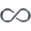 Hillman Hardware Essentials S Hook 2-1/8", Zinc Finish, Pack of 100