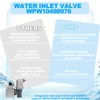 WPW10498976 W10498976 Refrigerator Ice Maker Water Inlet