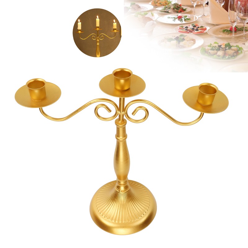 Candle Stand Durable Exquisite Meticulous Elegant Design Convenient Fixation Home
