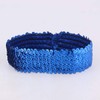 SOLUSTRE Elastic Sequin Headband Glitter Sports Hair Band 20s Hair