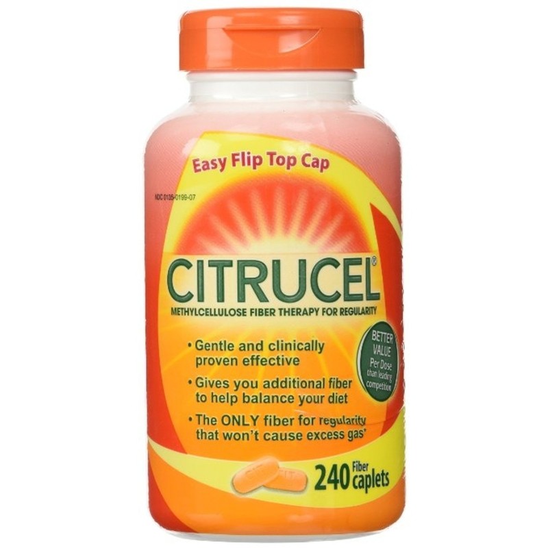 Citrucel Fiber Therapy, 240 Fiber Caplets (2 Pack)