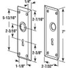 Prime-Line E 2718 Door Escutcheon Plates, Satin Nickel (2 Pack)