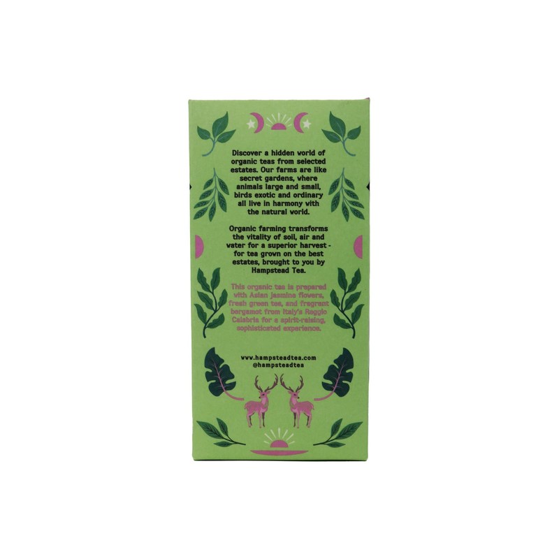 Hampstead Organic Jasmine Green 20 Teabags (Pack of 4 Total