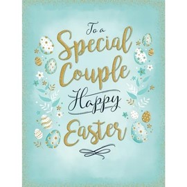Piccadilly Greetings Easter Card Special Couple - 8 x 6 inches