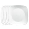 Corelle Vitrelle 6-Piece Salad Plates Set, Triple Layer Glass and
