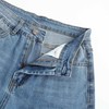 THUNDER STAR Womens High Waisted Wide Leg Jeans Stretchy Distressed