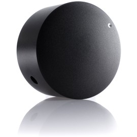 HifiLab Aluminium Knob, 40 x 22, Rotary Knob, Solid Aluminium, Black, 6 mm, Potentiometer