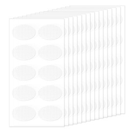 YBEATY 100 Pcs Clear Earring Support Patches Invisible Earring Protectors Waterproof Ear Stabilizer Stickers Earlobe Support Care Products for Torn Stretched Earlobes Heavy Earrings