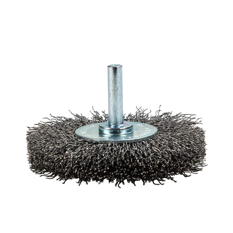 Forney 72254 Wire Wheel Brush, Coarse Crimped with 1/4" Round