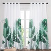 RYB HOME Patio Curtains Privacy Light Block Water Repellent Thermal