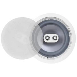 OSD Audio Weatherproof 8" in Ceiling Dual Tweeter Single Stereo Speaker ICE800TTWRS Single White