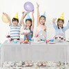 PLULON 2Pcs White Tablecloth Plastic Table Cover 137 x 274cm