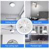 5.3 Inch LED Ceiling Fan Light, 3000K 4200K 6500K Round