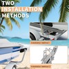 ECOTRIC Boat Trailer Guide 2 Foot Bunk Board Guide-On Rails