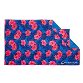 Lifeventure Recycled SoftFibre Travel Towel — Compact, Lightweight Quick-Dry Sports & Beach Towel, Sand-Free Design, Giant (Oahu)