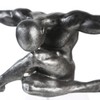 Casablanca Cliff Figure - Poly - Antique Silver Width 33