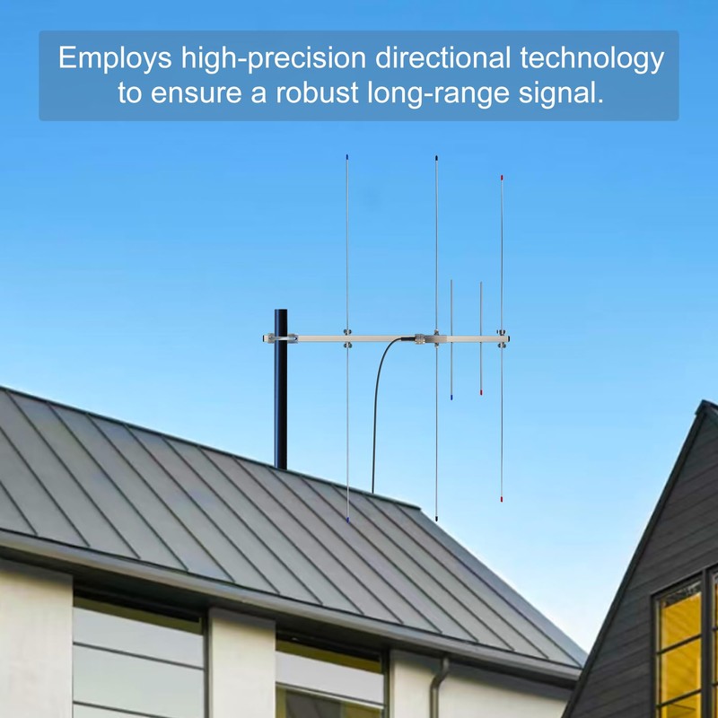 Yagi Antenna for Ham Radio Dual Band 2m 70cm VHF