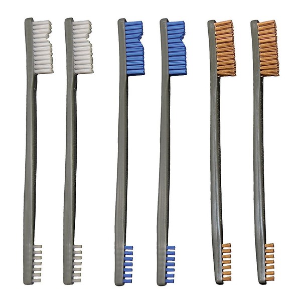 Otis Technology 3 Nylon/3 Bronze/3 Blue Nylon 9 Pack AP Brushes (IP-316-9-BBN)