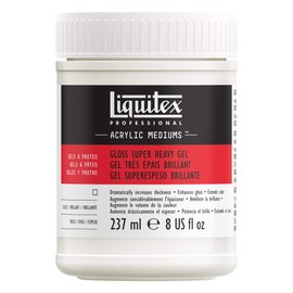 Liquitex Gloss Super Heavy Gel Medium, 8-Ounce