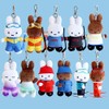Miffy Winter Olympics Miffy key ring doll ski ski jumping