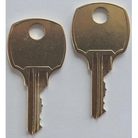 Replacement 2-Keys Cut to Code D508A All-Lock Utility Locks (You Must Have The Letter D Before The Numbers & A Letter After The Numbers)(Cut by Key Copy Express) fit All Locks with Key Code D508A