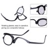 Make-Up Glasses with Folding Lens (Black 400)