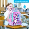 TXHVO 16" Unicorn Backpack, 3Pcs School Bookbag for Girls with