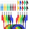 TEHAUX Banana Plug Test Leads Kit, Multimeter Test Lead Stackable