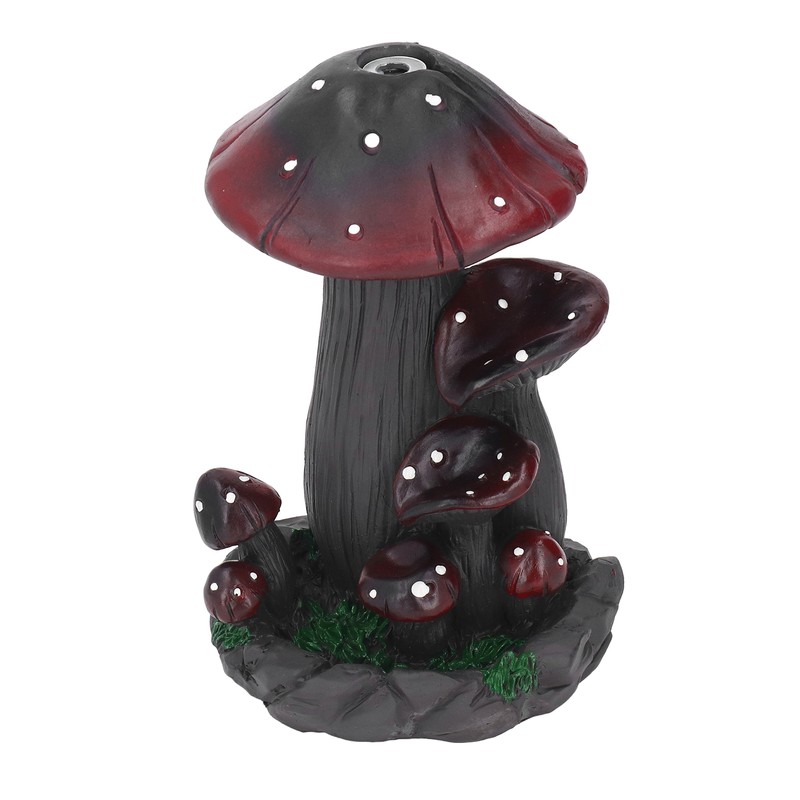 Mushroom Backflow Incense Burners Handcrafted Exquisite Details Resin Backflow Incense
