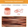 VIGRUE Set of 420 Copper Sealing Rings Assortment, Washers Copper