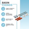 CranPlas Basin Wall Fixing Kit | Connects Basin to Wall