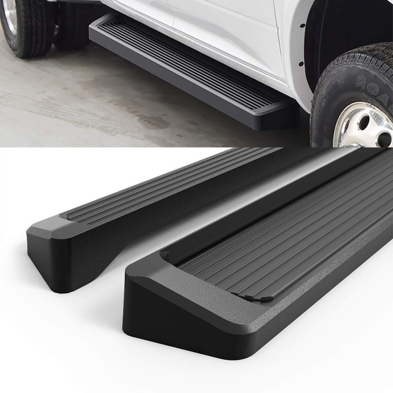 HD Ridez Running Board 6" Black Compatible with Dodge Ram