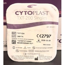 Osteogenics Single Cytoplast TXT-200 12mm X 24mm Non Resorbable Dental Membrane- Implants