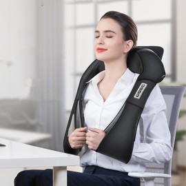 Aoran The Deep Kneading Massager is A Multi-Functional Relaxation Full-Body Massager That Soothes and Relieves Stress. It is Suitable for Office Lunch Breaks Black1
