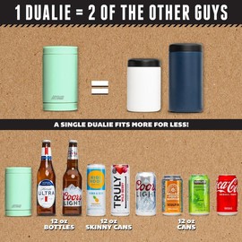 DUALIE 3 in 1 Insulated Can Cooler - Sea Foam